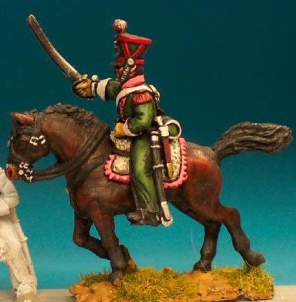 Front Rank Miniatures: FNC69 Chasseur A Cheval Post 1812 - Elite Company, Sabre Outstretched (6 figu
