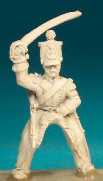 Front Rank Miniatures: FNC70 Chasseur A Cheval Post 1812 - Elite Company, Sabre Up (6 figures)