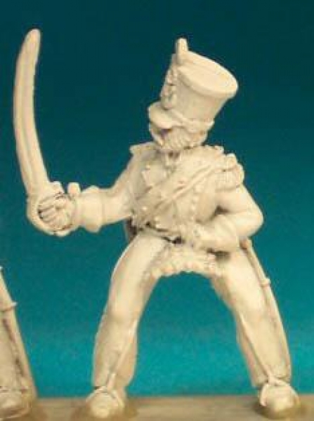 Front Rank Miniatures: FNC72 Chasseur A Cheval Post 1812 - Officer (6 figures)