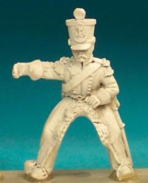 Front Rank Miniatures: FNC73 Chasseur A Cheval Post 1812 - Standard Bearer (6 figures)