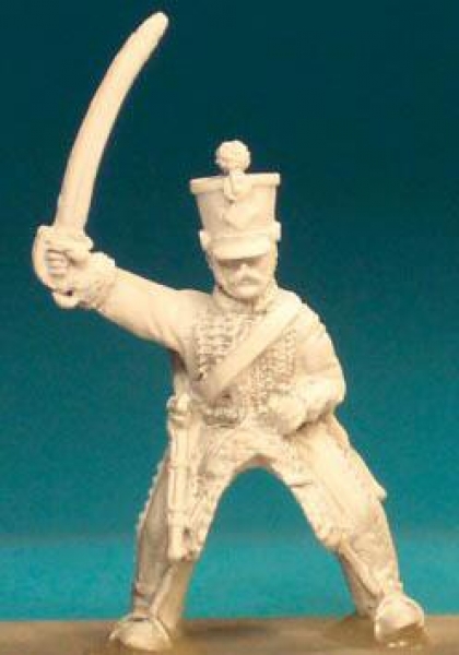 Front Rank Miniatures: FNC75 Hussar Pre 1812 - Trooper, Sabre Outstretched (6 figures)