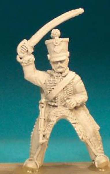 Front Rank Miniatures: FNC76 Hussar Pre 1812 - Trooper, Sabre Up (6 figures)