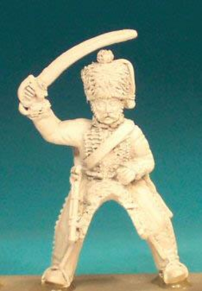 Front Rank Miniatures: FNC79 Hussar Pre 1812 - Elite Company, Sabre Up (6 figures)