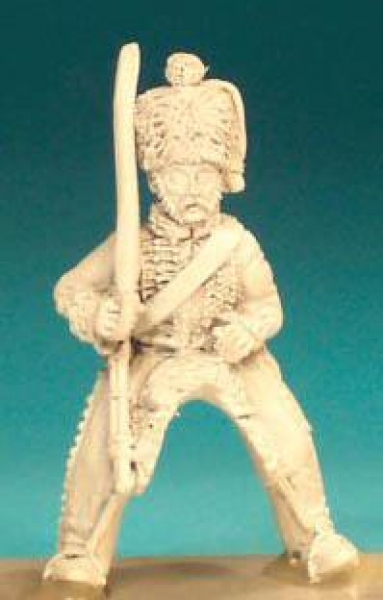 Front Rank Miniatures: FNC80 Hussar Pre 1812 - Elite Company, Sabre At Rest (6 figures)