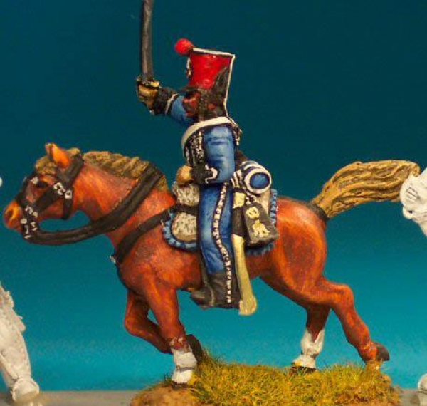 Front Rank Miniatures: FNC86 Hussar - Post 1812 (Cylindrical Shako) - Trooper, Sabre Outstretched (6