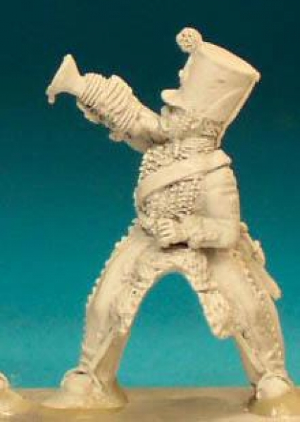 Front Rank Miniatures: FNC92 Hussar - Post 1812 (Cylindrical Shako) - Trumpeter (6 figures)