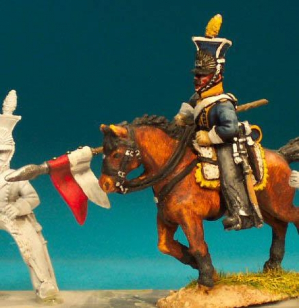 Front Rank Miniatures: FNC94 Line Lancer In Czapska - Trooper, Lance Forward (6 figures)