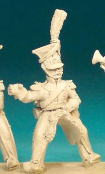 Front Rank Miniatures: FNC98 Line Lancer In Czapska - Standard Bearer (6 figures)