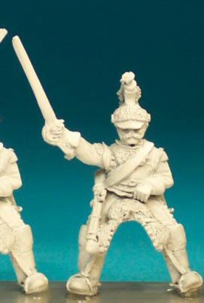 Front Rank Miniatures: FNC9 Cuirassier - Post 1812 - Trooper, Sabre Outstretched (6 figures)