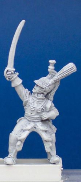 Front Rank Miniatures: FNP14 General - Cuirassier General In Helmet With Sabre Raised (6 figures)
