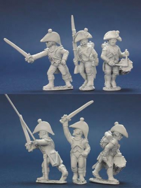 Front Rank Miniatures: FNRPK10 Mixed French Command Pre 1812, Regulation / Full Dress & Bicorn, Adva