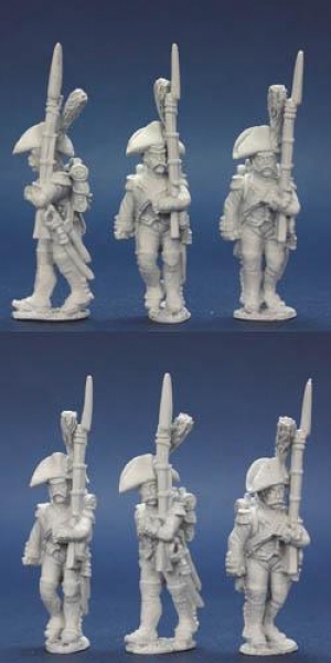 Front Rank Miniatures: FNRPK9 Mixed French Elite Company Pre 1812, Full Dress & Bicorn, Marching (6 