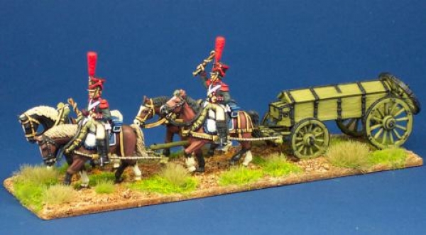 Front Rank Miniatures: FNSET12 French Caisson Set - Guard artillery Caisson set POST 1812