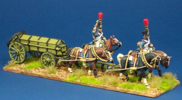 Front Rank Miniatures: FNSET13 French Caisson Set -  Equipment train Caisson set PRE 1812
