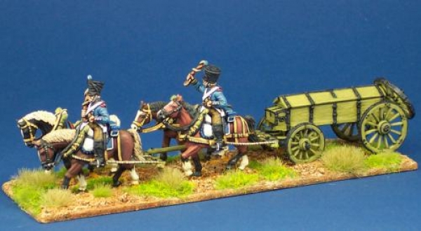 Front Rank Miniatures: FNSET14 French Caisson Set - Equipment train Caisson set POST 1812