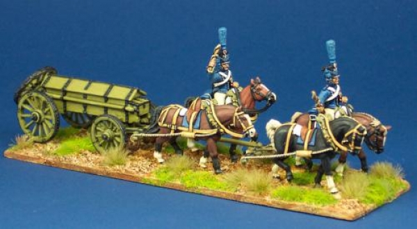 Front Rank Miniatures: FNSET8 French Caisson Set - Line artillery Caisson set 1807 to 1812