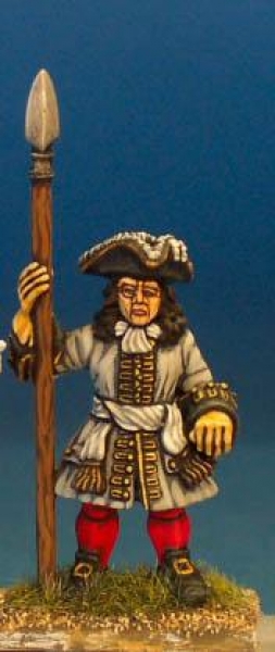 Front Rank Miniatures: FS30 Officer Standing With Spontoon (6 figures)