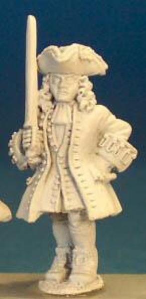 Front Rank Miniatures: FS32 Officer Advancing With Sword (6 figures)