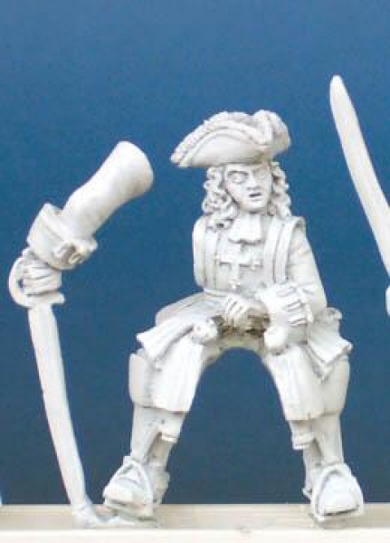Front Rank Miniatures: FSC19 Musketeer Of The Guard - Officer Leading With Sword - Pivoting Arm (6 f