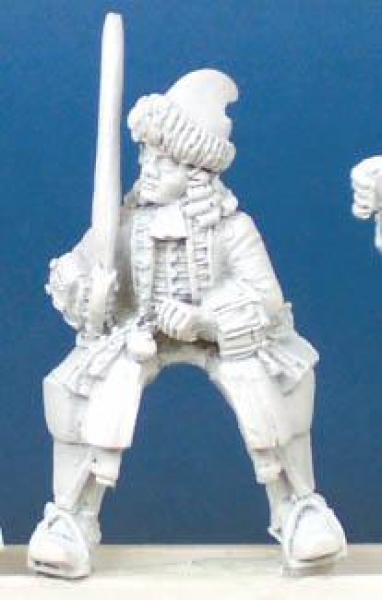 Front Rank Miniatures: FSC26 Horse Grenadier - Officer At Rest With Sabre (6 figures)