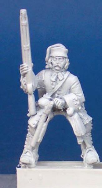 Front Rank Miniatures: FSC29 French Dragoon - In Cloth Caps - Trooper At Ease With Musket (6 figures
