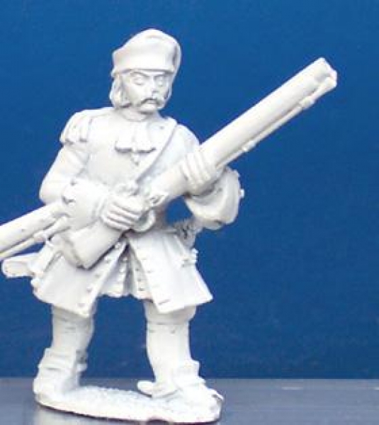 Front Rank Miniatures: FSC37 Dismounted Dragoon - Trooper Standing At Ready (6 figures)