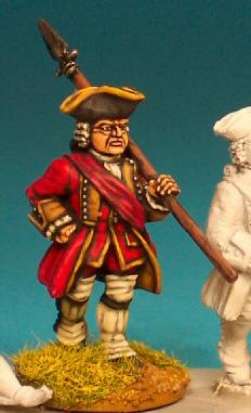 Front Rank Miniatures: GA13 Officer Marching With Spontoon (6 figures)