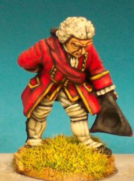 Front Rank Miniatures: GA18 Officer Bowing. Hat In Hand (6 figures)