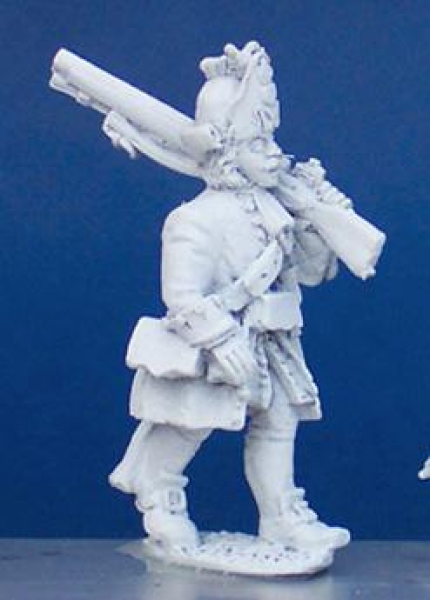 Front Rank Miniatures: HS1 Grenadier - Marching, Shouldered Musket (6 figures)