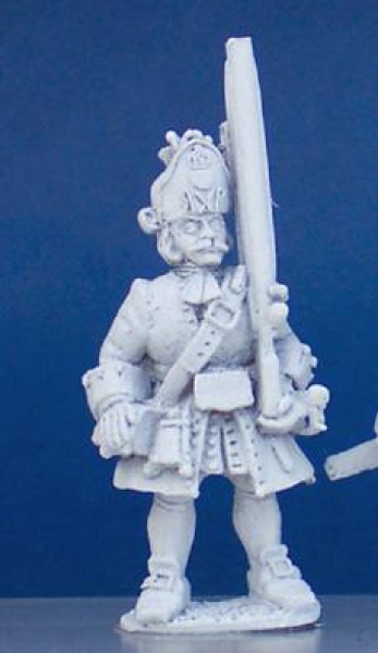 Front Rank Miniatures: HS3 Grenadier - Standing Shouldered Musket (6 figures)