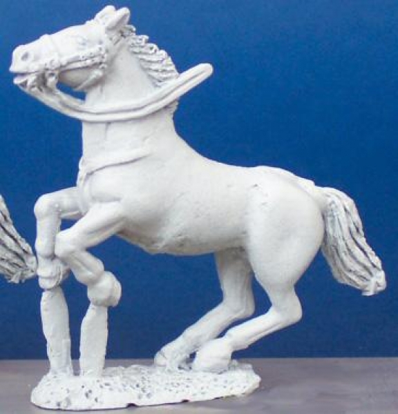 Front Rank Miniatures: HV7B Heavy Cavalry Horse - Rearing Head Up (6 horses)