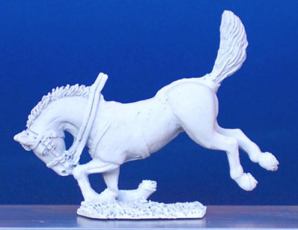 Front Rank Miniatures: HV9 Heavy Cavalry Horse - Falling Wounded Horse (6 horses)