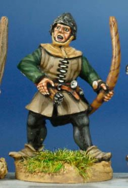 Front Rank Miniatures: HW20 Archer Loading - Tunic & Bascinet (6 figures)