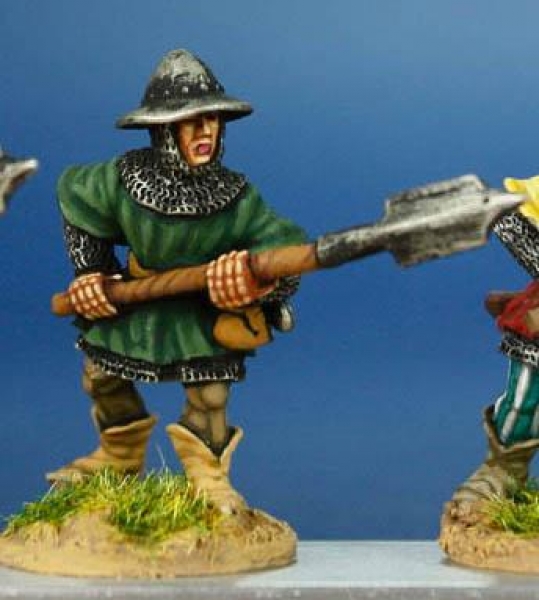 Front Rank Miniatures: HW59 Infantryman With Langue De Boeuf - Livery Tunic & Kettle Hat (6 figures)
