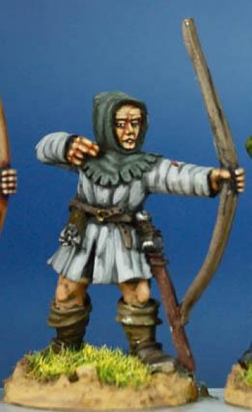 Front Rank Miniatures: HW5 Archer Shooting - Tunic & Half- Hose, Hood (6 figures)
