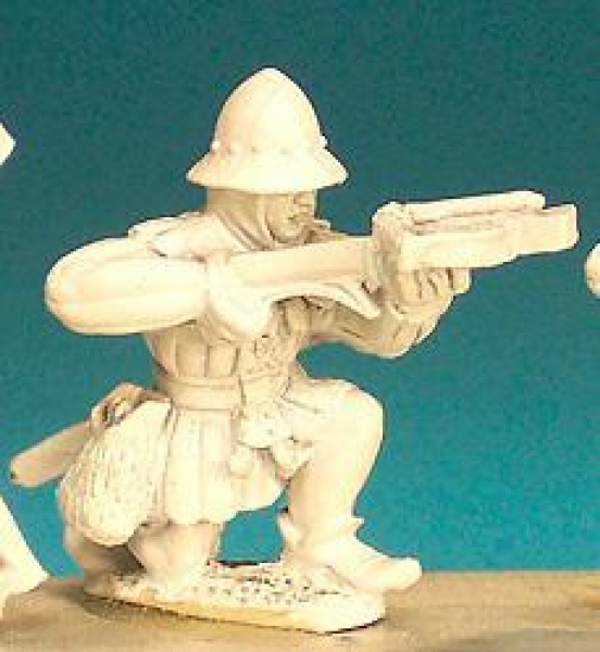 Front Rank Miniatures: HW87 Crossbowman Kneeling Firing - Aketon And Kettle Hat, (6 figures)