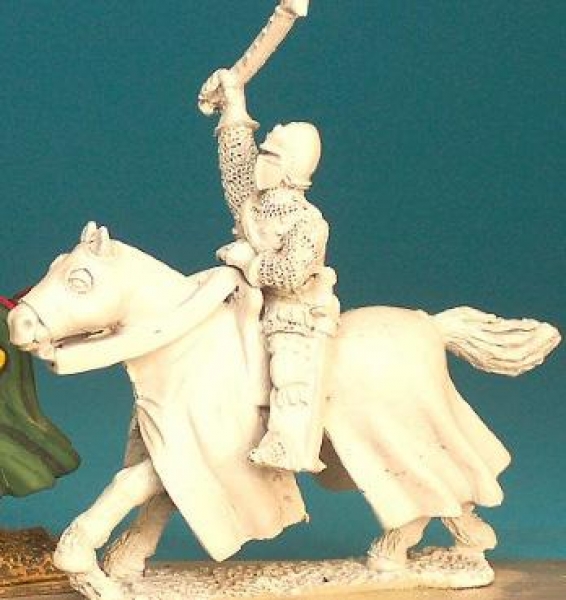 Front Rank Miniatures: HWC18 Raised Hand Weapon - Coat Of Plates And Visored Bascinet Holding Axe (6