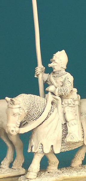 Front Rank Miniatures: HWC29 Lance At Rest - Coat Of Plates And Bascinet With Klapvisor (6 figures)