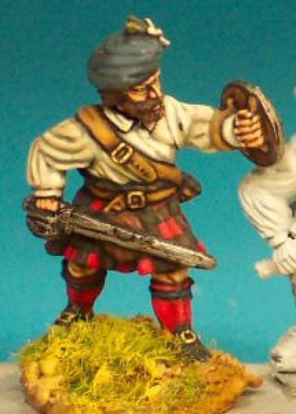 Front Rank Miniatures: JA6 Standing With Broadsword, In Shirt & Kilt (6 figures)