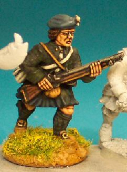 Front Rank Miniatures: JA9 Advancing With Musket, In Jacket & Kilt (6 figures)