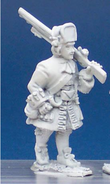 Front Rank Miniatures: LS10 Grenadier In Square Fronted Cloth Cap (Eg Foot Guard) - Marching, Should