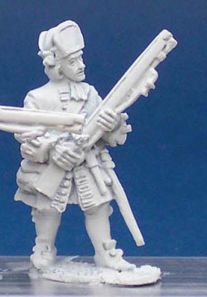 Front Rank Miniatures: LS13 Grenadier In Square Fronted Cloth Cap (Eg Foot Guard) - Standing At Read