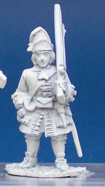 Front Rank Miniatures: LS17 Grenadier In Tall Cloth Cap (Eg Royal Scots) - Standing Shouldered Muske