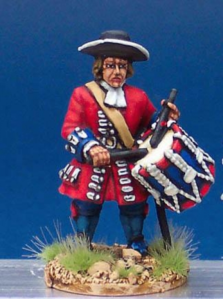 Front Rank Miniatures: LS40 Drummer - Standing Playing (6 figures)