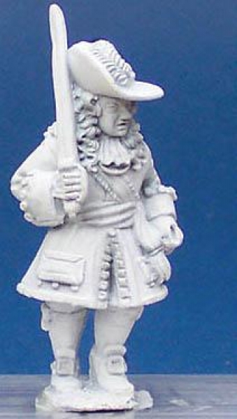 Front Rank Miniatures: LS43 Officer - Marching With Sword (6 figures)