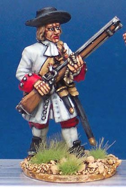 Front Rank Miniatures: LS57 Matchlock Musketeer - Standing At Ready (6 figures)