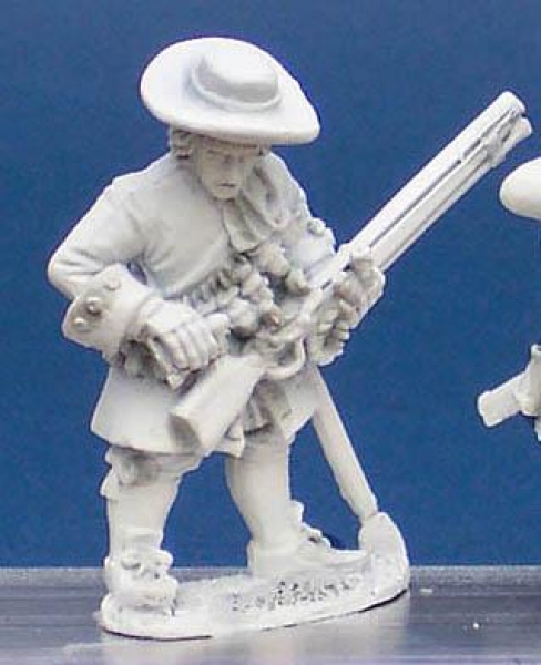 Front Rank Miniatures: LS59 Matchlock Musketeer - Using Priming Flask (6 figures)