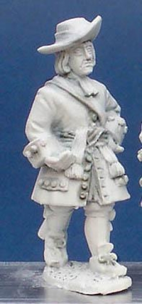 Front Rank Miniatures: LS63 Unarmoured Pikeman Wearing Waist Sash - Marching, Long Stride (6 figures