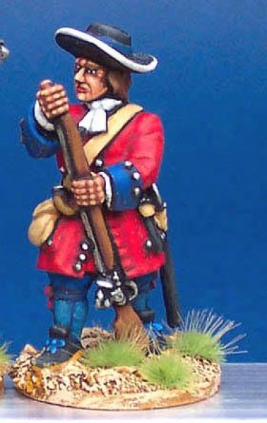 Front Rank Miniatures: LS6 Flintlock Musketeer - Loading Musket (6 figures)