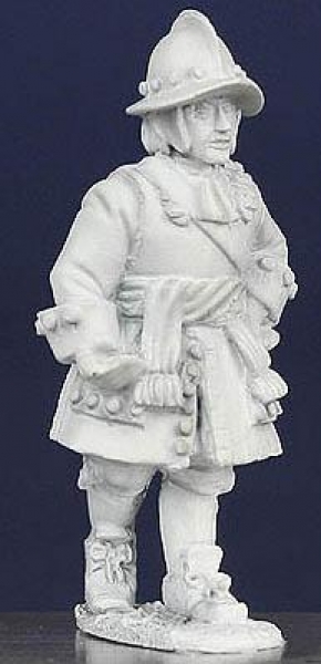 Front Rank Miniatures: LS70 Armoured Pikeman Wearing Waist Sash - Marching, Wearing Helmet (6 figure